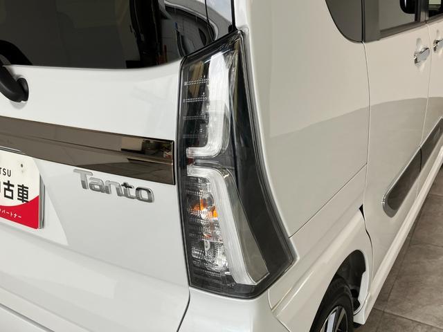 タントカスタムＸ　両側電動スライドドア　ＬＥＤヘッドライト衝突被害軽減ブレーキ　コーナーセンサー　バックカメラ（ナビ装着時用）　両側電動スライドドア　前席シートヒーター　電動パーキングブレーキ　ＬＥＤヘッドライト　オートライト　オートエアコン　スマートキー（滋賀県）の中古車