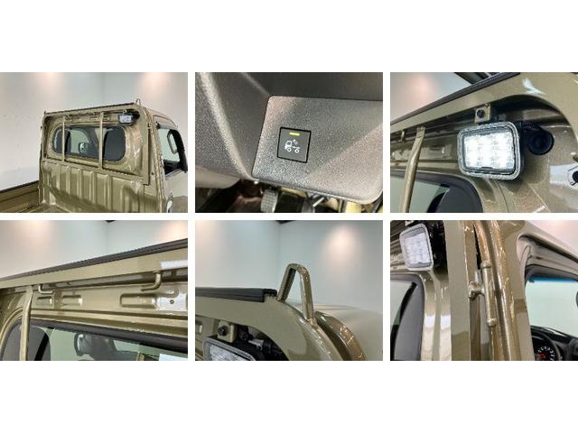 ハイゼットトラックＥＸＴ　４ＷＤ　５ＭＴ　ＣＤステレオ追突被害軽減ブレーキ　スマアシ　コーナーセンサー　ＬＥＤ　スマートキー　パートタイム４ＷＤ　デフロック　Ｈｉ−Ｌｏ切替　荷台作業灯　リヤ４枚リーフスプリング（滋賀県）の中古車
