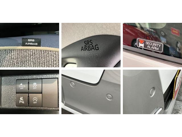 ムーヴキャンバスストライプスＧ　届出済未使用車　両側電動スライドドア追突被害軽減ブレーキ　スマアシ　コーナーセンサー　ＬＥＤ　スマートキー　両側電動スライドドア　前席シートヒーター　ナビ取付時用バックカメラ（滋賀県）の中古車