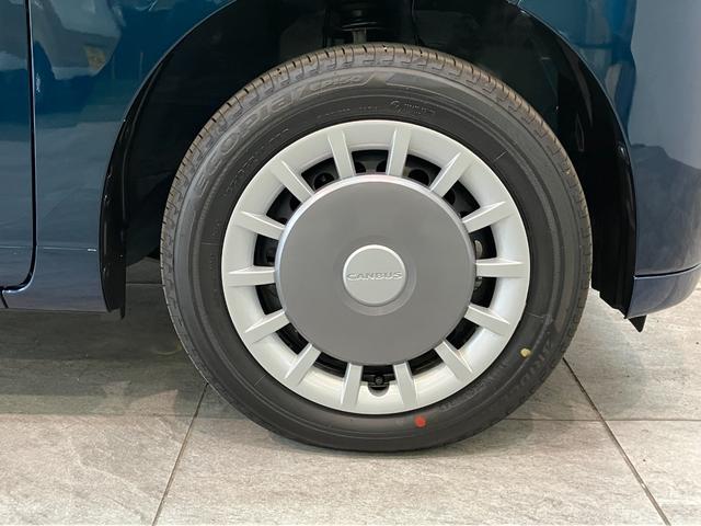 ムーヴキャンバスセオリーＧ　届出済未使用車　両側電動スライドドア追突被害軽減ブレーキ　スマアシ　コーナーセンサー　ＬＥＤ　スマートキー　両側電動スライドドア　前席シートヒーター　オートエアコン　ナビ取付時用バックカメラ（滋賀県）の中古車