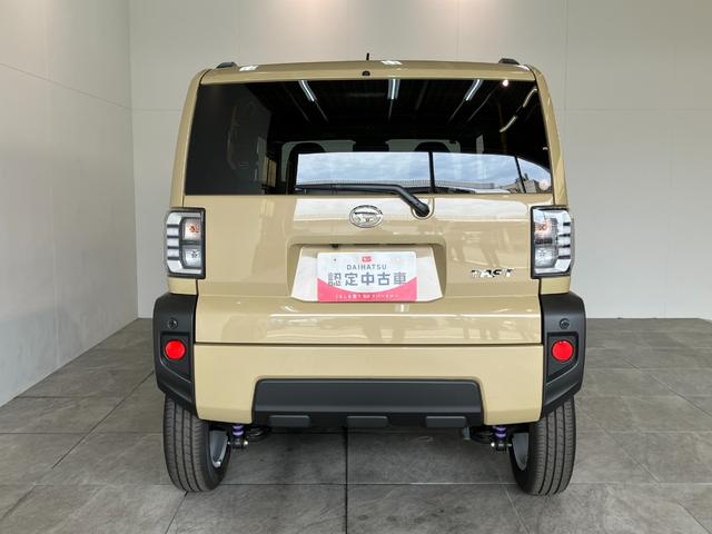 タフトＧ　届出済未使用車　前席シートヒーター　スマートキーＬＥＤ追突被害軽減ブレーキ　スマアシ　コーナーセンサー　ＬＥＤ　スマートキー　前席シートヒーター　オートエアコン　ナビ取付時用バックカメラ（滋賀県）の中古車