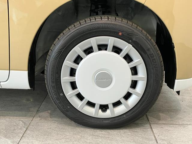 ムーヴキャンバスストライプスＧ　届出済未使用車　両側電動スライドドア追突被害軽減ブレーキ　スマアシ　コーナーセンサー　ＬＥＤ　スマートキー　両側電動スライドドア　前席シートヒーター　ナビ取付時用バックカメラ（滋賀県）の中古車