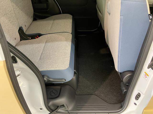 ムーヴキャンバスストライプスＧ　届出済未使用車　両側電動スライドドア追突被害軽減ブレーキ　スマアシ　コーナーセンサー　ＬＥＤ　スマートキー　両側電動スライドドア　前席シートヒーター　ナビ取付時用バックカメラ（滋賀県）の中古車