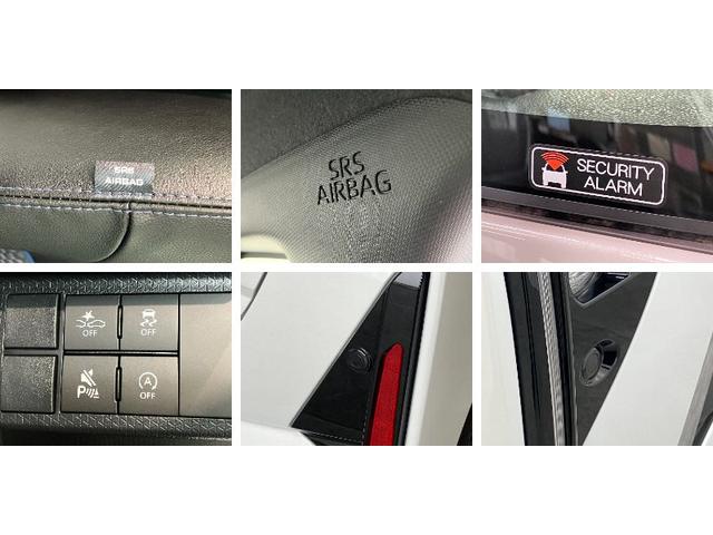 タントカスタムＸ　届出済未使用車　両側電動スライドドア追突被害軽減ブレーキ　スマアシ　コーナーセンサー　ＬＥＤ　スマートキー　両側電動スライドドア　前席シートヒーター　オートエアコン　ナビ取付時用バックカメラ（滋賀県）の中古車