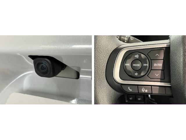 タントカスタムＸ　届出済未使用車　両側電動スライドドア追突被害軽減ブレーキ　スマアシ　コーナーセンサー　ＬＥＤ　スマートキー　両側電動スライドドア　前席シートヒーター　オートエアコン　ナビ取付時用バックカメラ（滋賀県）の中古車