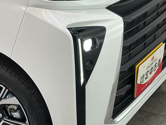 タントカスタムＸ　届出済未使用車　両側電動スライドドア追突被害軽減ブレーキ　スマアシ　コーナーセンサー　ＬＥＤ　スマートキー　両側電動スライドドア　前席シートヒーター　オートエアコン　ナビ取付時用バックカメラ（滋賀県）の中古車