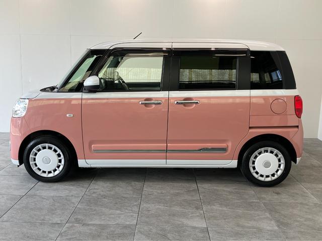 ムーヴキャンバスストライプスＧ　フルセグナビ　バックカメラ　車検整備付追突被害軽減ブレーキ　スマアシ　コーナーセンサー　ＬＥＤ　スマートキー　両側電動スライドドア　前席シートヒーター　フルセグナビ　ＤＶＤ　Ｂｌｕｅｔｏｏｔｈ　ＵＳＢ　バックカメラ　ＥＴＣ車載器（滋賀県）の中古車