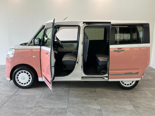 ムーヴキャンバスストライプスＧ　フルセグナビ　バックカメラ　車検整備付追突被害軽減ブレーキ　スマアシ　コーナーセンサー　ＬＥＤ　スマートキー　両側電動スライドドア　前席シートヒーター　フルセグナビ　ＤＶＤ　Ｂｌｕｅｔｏｏｔｈ　ＵＳＢ　バックカメラ　ＥＴＣ車載器（滋賀県）の中古車