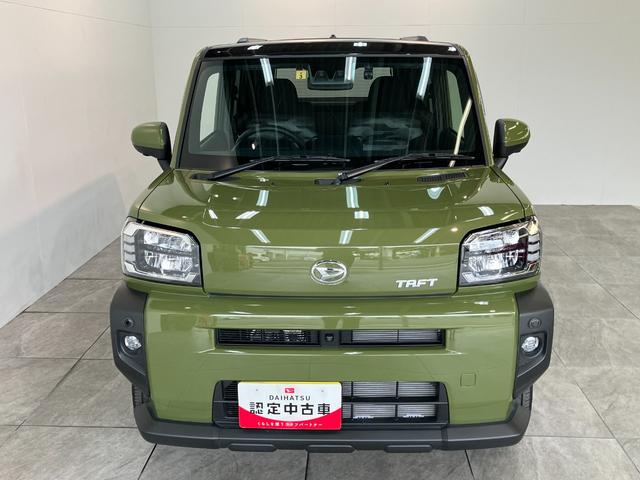 タフトＧターボ　４ＷＤ　フルセグナビ　パノラマカメラ　前後ドラレコ追突被害軽減ブレーキ　コーナーセンサー　ＬＥＤ　スマートキー　前席シートヒーター　レーダークルーズコントロール　フルセグナビ　ＤＶＤ　Ｂｌｕｅｔｏｏｔｈ　ＵＳＢ　パノラマカメラ　前後ドラレコ　ＥＴＣ（滋賀県）の中古車