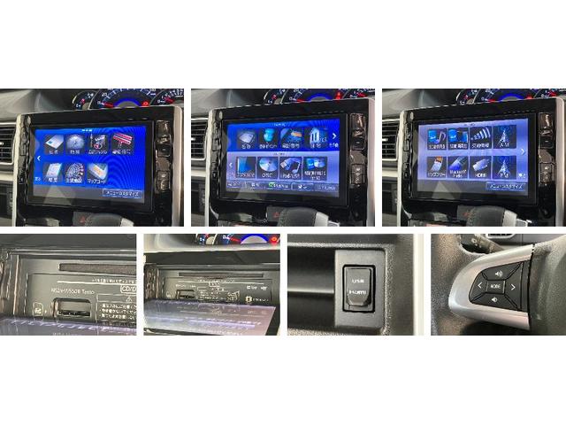 タントカスタムＲＳトップエディションＳＡ２　８型ナビ　バックカメラ追突被害軽減ブレーキ　スマアシ２　ＬＥＤ　スマートキー　両側電動スライドドア　８インチフルセグナビ　ＤＶＤ　Ｂｌｕｅｔｏｏｔｈ　ＵＳＢ　バックカメラ（滋賀県）の中古車