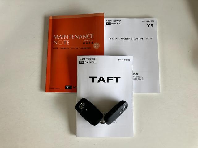 タフトＧ　９型ディスプレイオーディオ　バックカメラ　前後ドラレコ追突被害軽減ブレーキ　スマアシ　コーナーセンサー　ＬＥＤ　スマートキー　前席シートヒーター　９インチディスプレイオーディオ　Ｂｌｕｅｔｏｏｔｈ　ＵＳＢ　バックカメラ　前後ドラレコ（滋賀県）の中古車