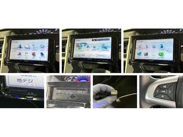 タントカスタムＲＳトップエディションＳＡ２　フルセグナビ　Ｂカメラ追突被害軽減ブレーキ　スマアシ２　ＬＥＤ　スマートキー　両側電動スライドドア　フルセグナビ　ＤＶＤ　Ｂｌｕｅｔｏｏｔｈ　ＵＳＢ　バックカメラ　ＥＴＣ車載器（滋賀県）の中古車
