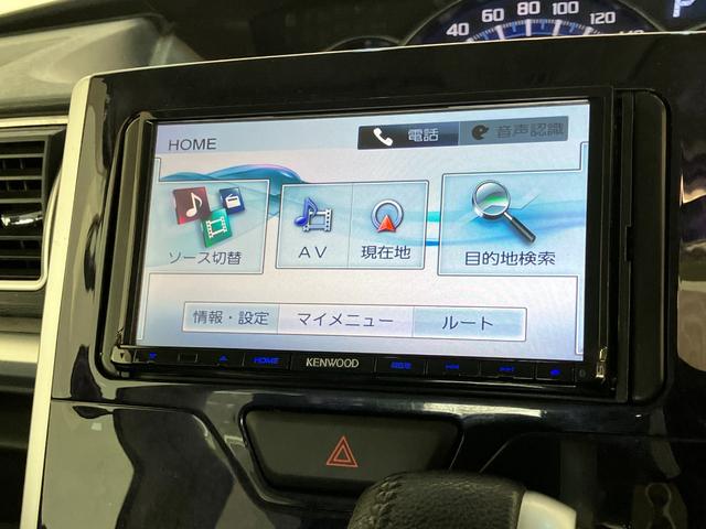 タントカスタムＲＳトップエディションＳＡ２　フルセグナビ　Ｂカメラ追突被害軽減ブレーキ　スマアシ２　ＬＥＤ　スマートキー　両側電動スライドドア　フルセグナビ　ＤＶＤ　Ｂｌｕｅｔｏｏｔｈ　ＵＳＢ　バックカメラ　ＥＴＣ車載器（滋賀県）の中古車