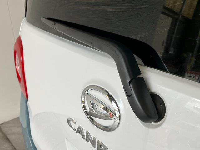 ムーヴキャンバスストライプスＧ　届出済未使用車　両側電動スライドドア追突被害軽減ブレーキ　スマアシ　コーナーセンサー　ＬＥＤ　スマートキー　両側電動スライドドア　前席シートヒーター　オートエアコン　ナビ取付時用バックカメラ（滋賀県）の中古車