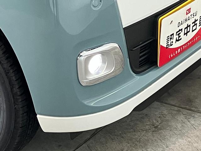 ムーヴキャンバスストライプスＧ　届出済未使用車　両側電動スライドドア追突被害軽減ブレーキ　スマアシ　コーナーセンサー　ＬＥＤ　スマートキー　両側電動スライドドア　前席シートヒーター　オートエアコン　ナビ取付時用バックカメラ（滋賀県）の中古車