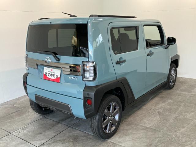タフトＧダーククロムベンチャー　届出済未使用車　前席シートヒーター追突被害軽減ブレーキ　スマアシ　コーナーセンサー　ＬＥＤ　スマートキー　オートエアコン　前席シートヒーター　ナビ取付時用バックカメラ（滋賀県）の中古車