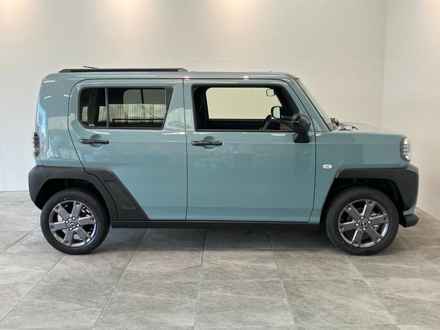 タフトＧダーククロムベンチャー　届出済未使用車　前席シートヒーター追突被害軽減ブレーキ　スマアシ　コーナーセンサー　ＬＥＤ　スマートキー　オートエアコン　前席シートヒーター　ナビ取付時用バックカメラ（滋賀県）の中古車