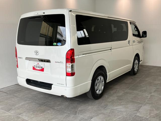 ハイエースバンスーパーＧＬ　ダークプライム２　軽油　ナビ　パノラマカメラディーゼル車　追突被害軽減ブレーキ　ＴＳＳ　コーナーセンサー　ＬＥＤ　スマートキー　両側電動スライドドア　　フルセグナビ　ＤＶＤ　Ｂｌｕｅｔｏｏｔｈ　パノラマカメラ　ＥＴＣ２．０（滋賀県）の中古車