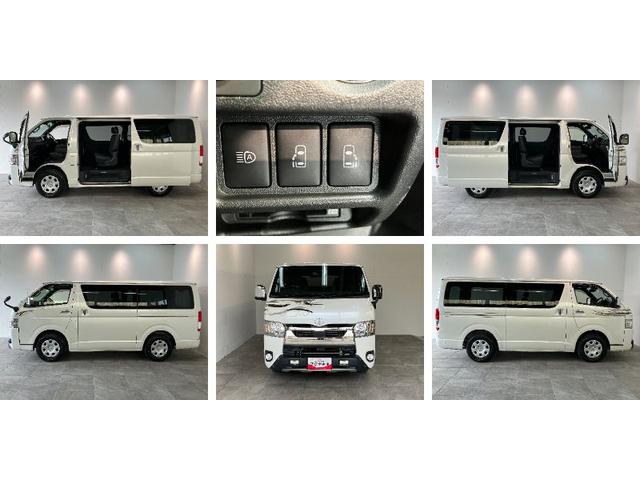 ハイエースバンスーパーＧＬ　ダークプライム２　軽油　ナビ　パノラマカメラディーゼル車　追突被害軽減ブレーキ　ＴＳＳ　コーナーセンサー　ＬＥＤ　スマートキー　両側電動スライドドア　　フルセグナビ　ＤＶＤ　Ｂｌｕｅｔｏｏｔｈ　パノラマカメラ　ＥＴＣ２．０（滋賀県）の中古車