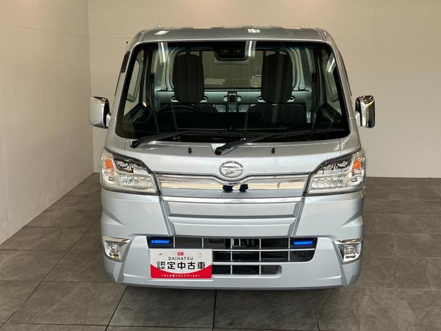 ハイゼットトラックエクストラＳＡIIIｔ　４ＷＤ　５ＭＴ　デフロック　ＬＥＤ追突被害軽減ブレーキ　スマアシ３ｔ　ＬＥＤ　キーレス　荷台作業灯　パートタイム４ＷＤ　Ｈｉ−Ｌｏ切替　デフロック　リヤ４枚リーフスプリング　ＣＤステレオ（滋賀県）の中古車