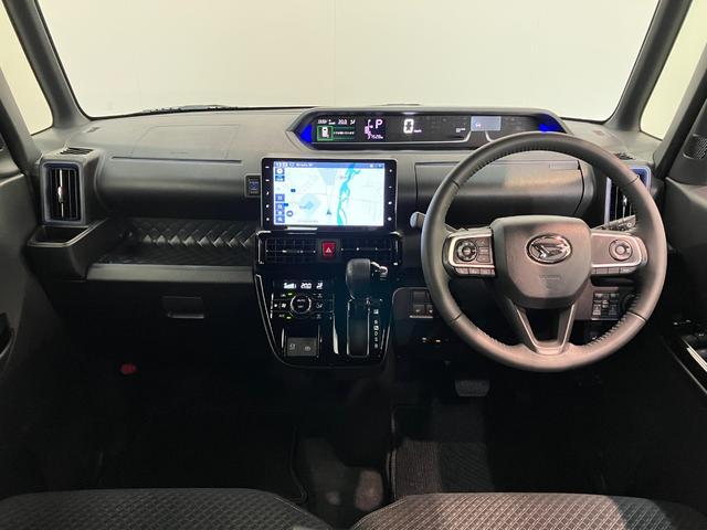 タントカスタムＲＳスタイルセレクション　４ＷＤ　９型ナビ　Ｐカメラ追突被害軽減ブレーキ　コーナーセンサー　ＬＥＤ　両側電動スライドドア　レーダークルーズコントロール　シートヒーター　９型フルセグナビ　ＤＶＤ　Ｂｌｕｅｔｏｏｔｈ　ＵＳＢ　パノラマカメラ　前後ドラレコ（滋賀県）の中古車