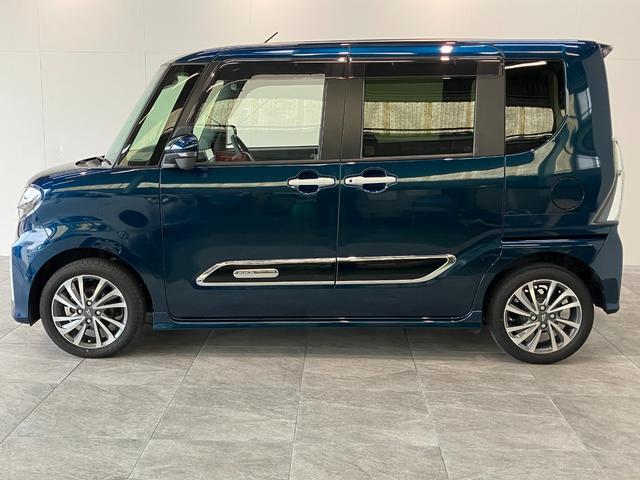 タントカスタムＲＳスタイルセレクション　４ＷＤ　９型ナビ　Ｐカメラ追突被害軽減ブレーキ　コーナーセンサー　ＬＥＤ　両側電動スライドドア　レーダークルーズコントロール　シートヒーター　９型フルセグナビ　ＤＶＤ　Ｂｌｕｅｔｏｏｔｈ　ＵＳＢ　パノラマカメラ　前後ドラレコ（滋賀県）の中古車