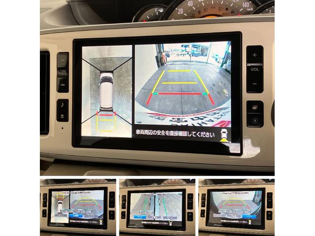 ムーヴキャンバスＧメイクアップＳＡ２　８型ナビ　パノラマカメラ　両側パワスラ追突被害軽減ブレーキ　スマアシ２　ＬＥＤ　スマートキー　両側電動スライドドア　オートエアコン　８インチフルセグナビ　ＤＶＤ　Ｂｌｕｅｔｏｏｔｈ　ＵＳＢ　パノラマカメラ　ＥＴＣ車載器（滋賀県）の中古車