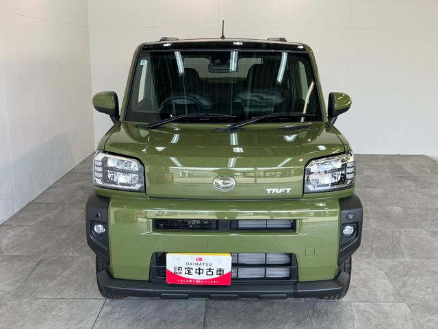 タフトＧ　届出済未使用車　前席シートヒーター　スマートキー追突被害軽減ブレーキ　スマアシ　コーナーセンサー　ＬＥＤ　スマートキー　前席シートヒーター　オートエアコン　ナビ取付時用バックカメラ（滋賀県）の中古車