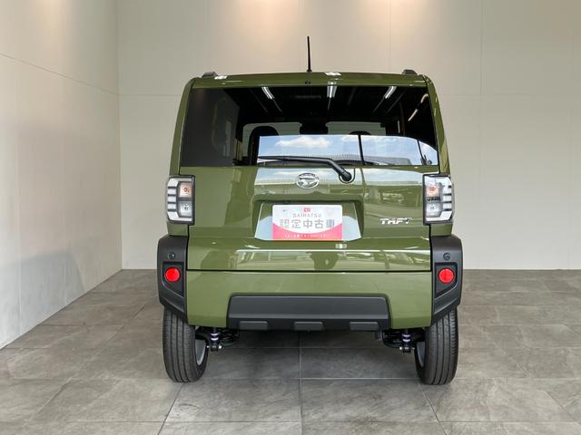 タフトＧ　届出済未使用車　前席シートヒーター　スマートキー追突被害軽減ブレーキ　スマアシ　コーナーセンサー　ＬＥＤ　スマートキー　前席シートヒーター　オートエアコン　ナビ取付時用バックカメラ（滋賀県）の中古車