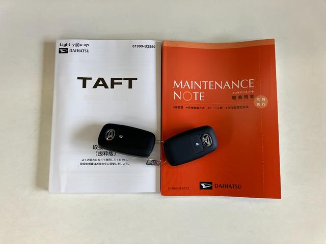 タフトＧ　届出済未使用車　前席シートヒーター　スマートキー追突被害軽減ブレーキ　スマアシ　コーナーセンサー　ＬＥＤ　スマートキー　前席シートヒーター　オートエアコン　ナビ取付時用バックカメラ（滋賀県）の中古車