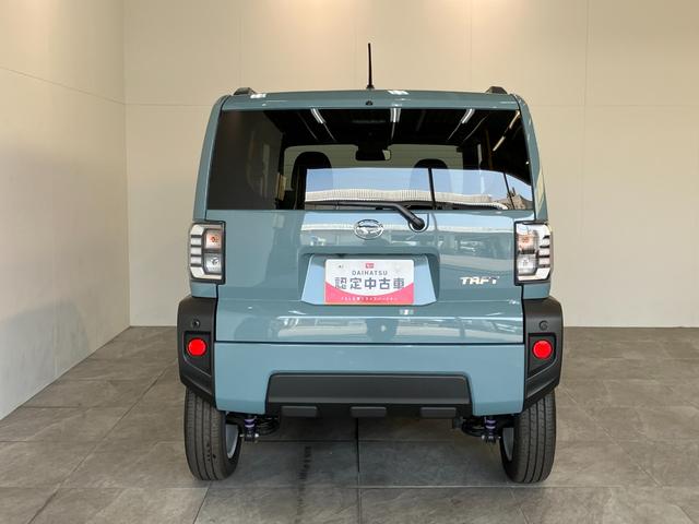 タフトＧ　届出済未使用車　前席シートヒーター　コーナーセンサー追突被害軽減ブレーキ　スマアシ　コーナーセンサー　ＬＥＤ　スマートキー　前席シートヒーター　オートエアコン　ナビ取付時用バックカメラ（滋賀県）の中古車
