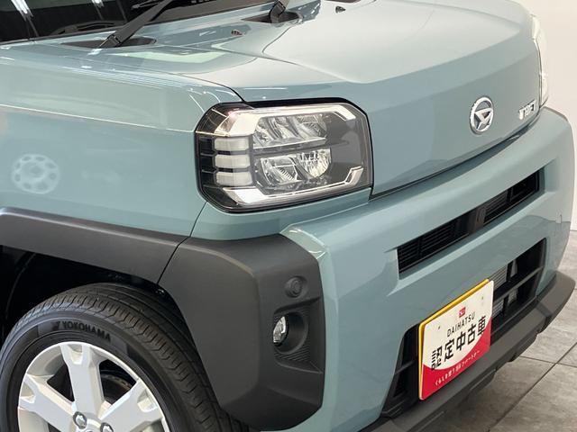 タフトＧ　届出済未使用車　前席シートヒーター　コーナーセンサー追突被害軽減ブレーキ　スマアシ　コーナーセンサー　ＬＥＤ　スマートキー　前席シートヒーター　オートエアコン　ナビ取付時用バックカメラ（滋賀県）の中古車