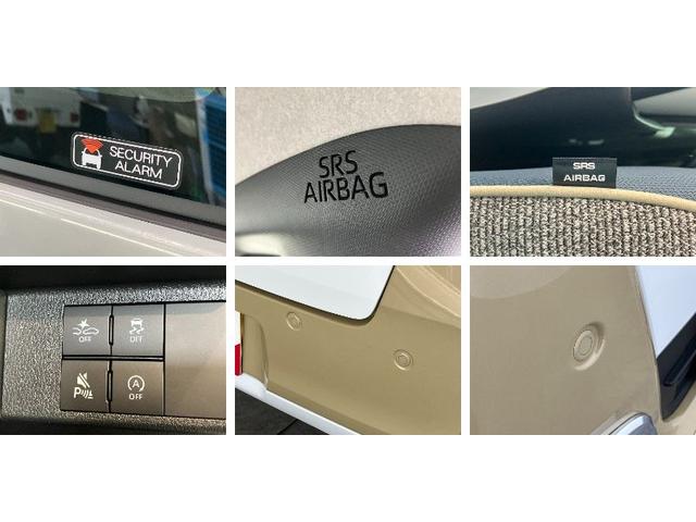 ムーヴキャンバスストライプスＧ　届出済未使用車　両側電動スライドドア追突被害軽減ブレーキ　スマアシ　コーナーセンサー　ＬＥＤ　スマートキー　両側電動スライドドア　前席シートヒーター　ナビ取付時用バックカメラ（滋賀県）の中古車