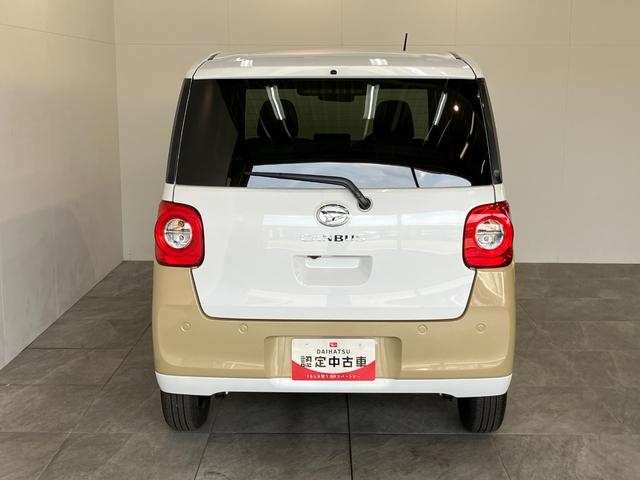 ムーヴキャンバスストライプスＧ　届出済未使用車　両側電動スライドドア追突被害軽減ブレーキ　スマアシ　コーナーセンサー　ＬＥＤ　スマートキー　両側電動スライドドア　前席シートヒーター　ナビ取付時用バックカメラ（滋賀県）の中古車