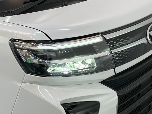 タントカスタムＸ　届出済未使用車　両側電動スライドドア追突被害軽減ブレーキ　スマアシ　コーナーセンサー　ＬＥＤ　スマートキー　両側電動スライドドア　前席シートヒーター　オートエアコン　ナビ取付時用バックカメラ（滋賀県）の中古車