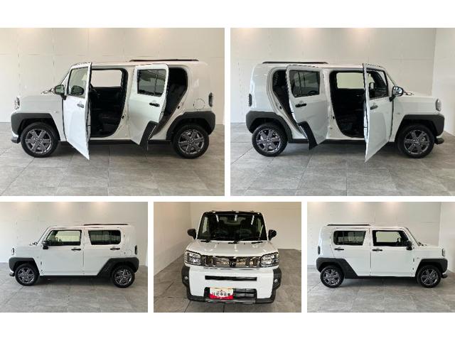 タフトＧダーククロムベンチャー　届出済未使用車　前席シートヒーター追突被害軽減ブレーキ　スマアシ　コーナーセンサー　ＬＥＤ　スマートキー　オートエアコン　前席シートヒーター　ナビ取付時用バックカメラ（滋賀県）の中古車