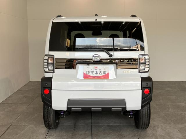 タフトＧダーククロムベンチャー　届出済未使用車　前席シートヒーター追突被害軽減ブレーキ　スマアシ　コーナーセンサー　ＬＥＤ　スマートキー　オートエアコン　前席シートヒーター　ナビ取付時用バックカメラ（滋賀県）の中古車