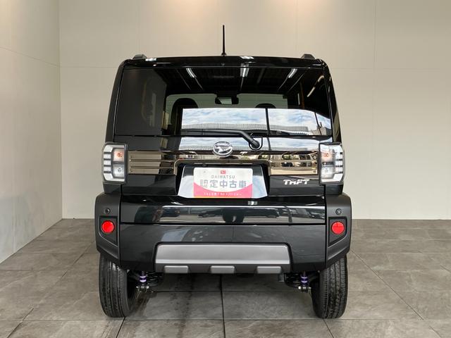 タフトＧダーククロムベンチャー　届出済未使用車　前席シートヒーター追突被害軽減ブレーキ　スマアシ　コーナーセンサー　ＬＥＤ　スマートキー　オートエアコン　前席シートヒーター　ナビ取付時用バックカメラ（滋賀県）の中古車