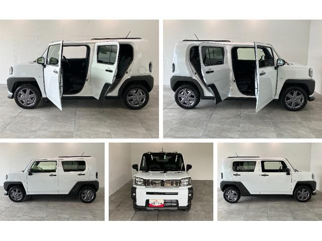 タフトＧダーククロムベンチャー　ＬＥＤ　届出済未使用車追突被害軽減ブレーキ　コーナーセンサー　ＬＥＤ　スマートキー　オートエアコン　前席シートヒーター　ナビ取付時用バックカメラ　オートライト　エコアイドル（滋賀県）の中古車