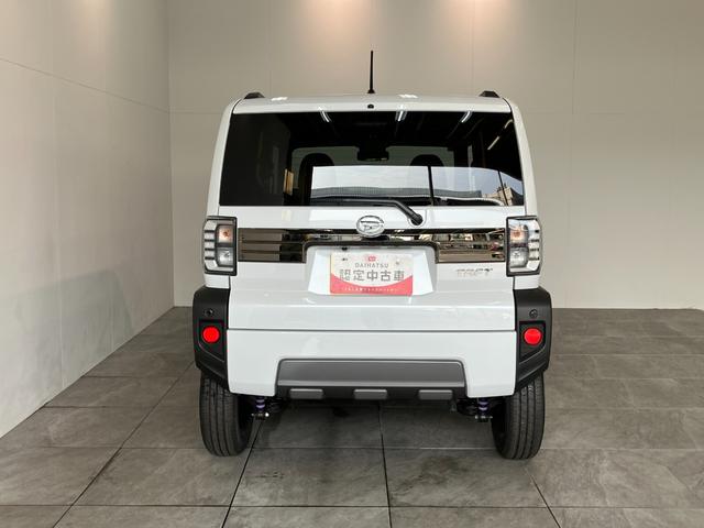 タフトＧダーククロムベンチャー　ＬＥＤ　届出済未使用車追突被害軽減ブレーキ　コーナーセンサー　ＬＥＤ　スマートキー　オートエアコン　前席シートヒーター　ナビ取付時用バックカメラ　オートライト　エコアイドル（滋賀県）の中古車