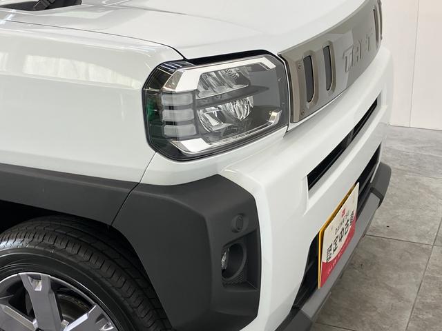 タフトＧダーククロムベンチャー　ＬＥＤ　届出済未使用車追突被害軽減ブレーキ　コーナーセンサー　ＬＥＤ　スマートキー　オートエアコン　前席シートヒーター　ナビ取付時用バックカメラ　オートライト　エコアイドル（滋賀県）の中古車