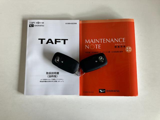 タフトＧダーククロムベンチャー　ＬＥＤ　届出済未使用車追突被害軽減ブレーキ　コーナーセンサー　ＬＥＤ　スマートキー　オートエアコン　前席シートヒーター　ナビ取付時用バックカメラ　オートライト　エコアイドル（滋賀県）の中古車