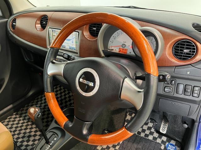 ミラジーノプレミアムＸ　走行５万５千キロ台７　車検整備付ウッド調インテリア　ＭＯＭＯステアリング　オートエアコン　キーレス　ナビ（滋賀県）の中古車
