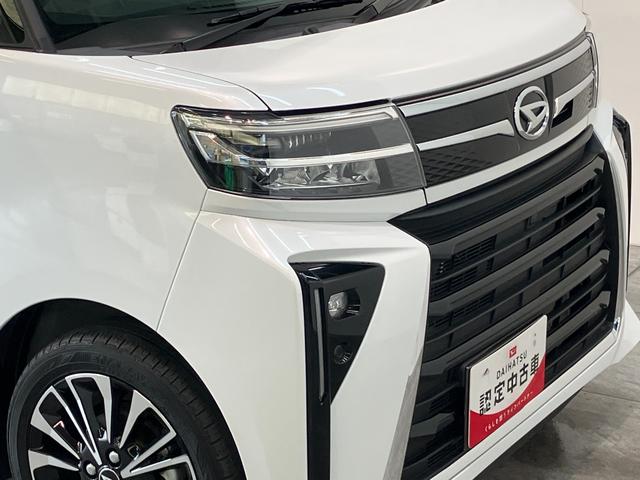 タントカスタムＲＳ　フルセグナビ　バックカメラ　後席モニター衝突被害軽減ブレーキ　コーナーセンサー　両側電動スライドドア　シートヒーター　ＬＥＤ　フルセグナビ　ＤＶＤ　Ｂｌｕｅｔｏｏｔｈ　後席モニター　バックカメラ　前後ドラレコ　オートライト　スマートキー（滋賀県）の中古車