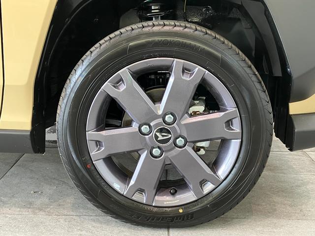 タフトＧ　ダーククロムベンチャー　届出済未使用車　　スマートキー衝突被害軽減ブレーキ　コーナーセンサー　バックカメラ（ナビ装着時用）　前席シートヒーター　電動パーキングブレーキ　１５インチ専用アルミホイール　オートライト　オートエアコン　スマートキー　エコアイドル（滋賀県）の中古車
