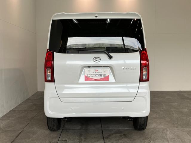 タントＸ　届出済未使用車　左側電動スライドドア　ＬＥＤヘッドライト衝突被害軽減ブレーキ　コーナーセンサー　バックカメラ（ナビ装着時用）　前席シートヒーター　電動パーキングブレーキ　　電動格納ミラー　オートライト　オートエアコン　スマートキー　エコアイドル（滋賀県）の中古車