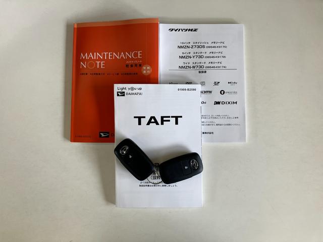 タフトＧターボ　ダーククロムベンチャー　１０型ナビ　バックカメラ追突被害軽減ブレーキ　スマアシ　コーナーセンサー　ＬＥＤ　スマートキー　シートヒーター　レーダークルコン　１０型フルセグナビ　バックカメラ　前後ドラレコ　ＥＴＣ車載器　ＤＶＤ　Ｂｌｕｅｔｏｏｔｈ（滋賀県）の中古車