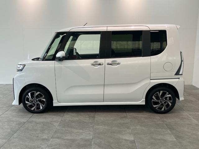 タントカスタムＸ　両側電動スライドドア　前席シートヒーター追突被害軽減ブレーキ　スマアシ　コーナーセンサー　ＬＥＤ　スマートキー　両側電動スライドドア　前席シートヒーター　オートエアコン　ナビ取付時用バックカメラ　１４インチアルミ　エコアイドル（滋賀県）の中古車