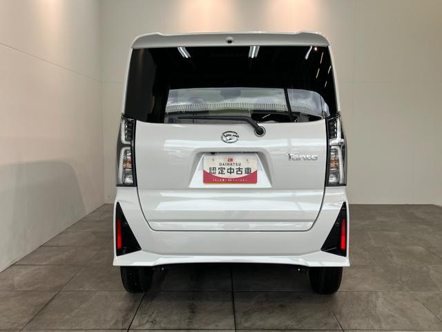 タントカスタムＸ　両側電動スライドドア　前席シートヒーター追突被害軽減ブレーキ　スマアシ　コーナーセンサー　ＬＥＤ　スマートキー　両側電動スライドドア　前席シートヒーター　オートエアコン　ナビ取付時用バックカメラ　１４インチアルミ　エコアイドル（滋賀県）の中古車