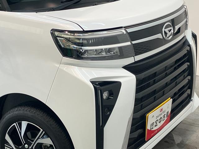 タントカスタムＸ　両側電動スライドドア　前席シートヒーター追突被害軽減ブレーキ　スマアシ　コーナーセンサー　ＬＥＤ　スマートキー　両側電動スライドドア　前席シートヒーター　オートエアコン　ナビ取付時用バックカメラ　１４インチアルミ　エコアイドル（滋賀県）の中古車